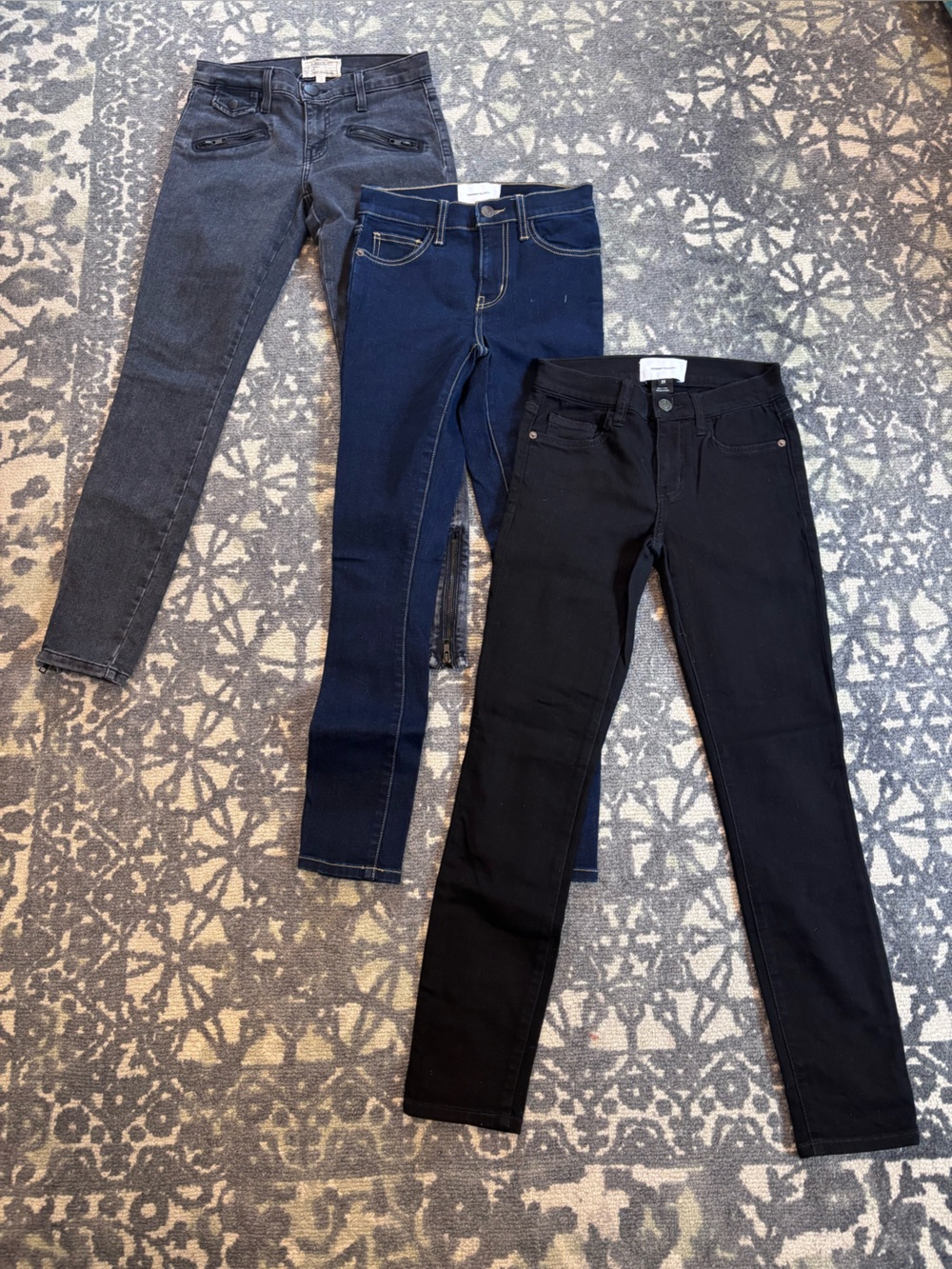 Set of 3 Current/Elliott jeans size 23/24